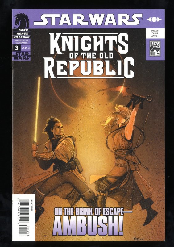 Star Wars: Knights of the Old Republic (2006) #3 NM- 9.2 1st Appearance Jarael!