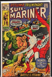 Sub-Mariner #31 (1970) Namor the Sub-Mariner