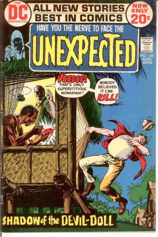 UNEXPECTED (TALES OF) 138 F-VF Aug. 1972 COMICS BOOK