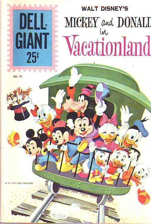 Dell Giant #47 (Aug-61) FN Mid-Grade Donald Duck, Uncle Scrooge, Huey, Dewey,...