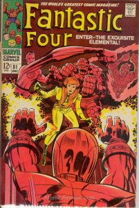 Fantastic Four (Vol. 1) #81 VG ; Marvel | low grade comic Stan Lee Jack Kirby