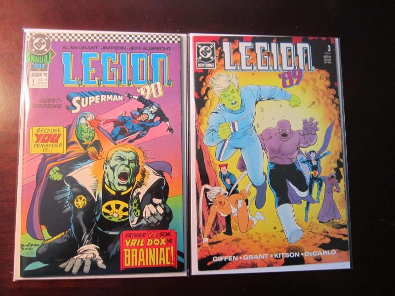 Legion (1989) Annual #1 + Legion (1989 1st Series) #3-6 + #13 - 9.0 - 1989-1990
