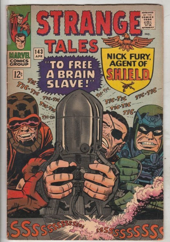 Strange Tales #143 (Apr-66) VG/FN+ Mid-Grade Nick Fury, S.H.I.E.L.D., Dr. Str...