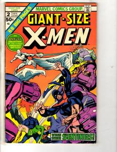 Giant Size X-Men # 2 FN Marvel Comic Book Wolverine Iceman Storm Cyclops CR54A