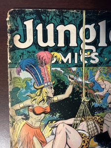 Jungle Comics #94 Fiction House Comic Book 1947 Vintage - Golden Age