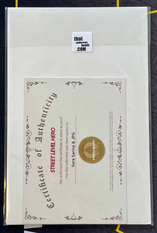 Ninja Funk #2 Signed And Certified by JPG & Sara Sarina