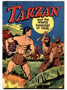Tarzan #1 White Savages of Vari- 1948 Dell comic book