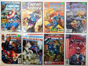 Captain America Lot 8 #4, 2 B, 5, 7, 10, 5th 10, 7th 13, Forever 3 Marvel Comics