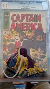Captain America #108 (Dec 1968, Marvel) CGC 9.2