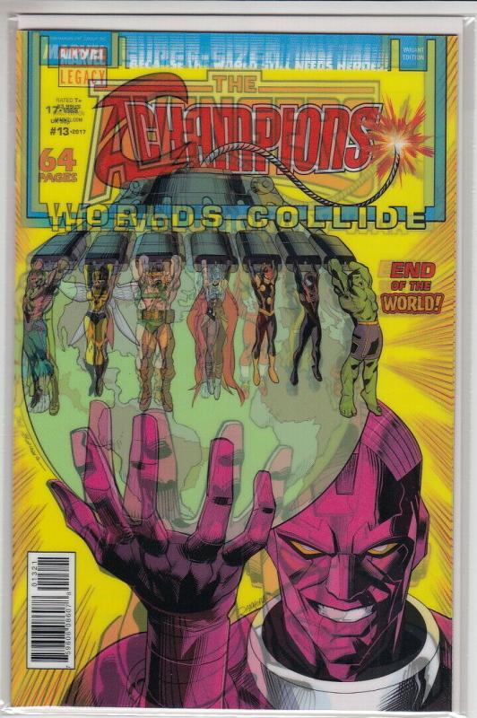 CHAMPIONS (2016 MARVEL) #13 VARIANT MORA LENTICULAR