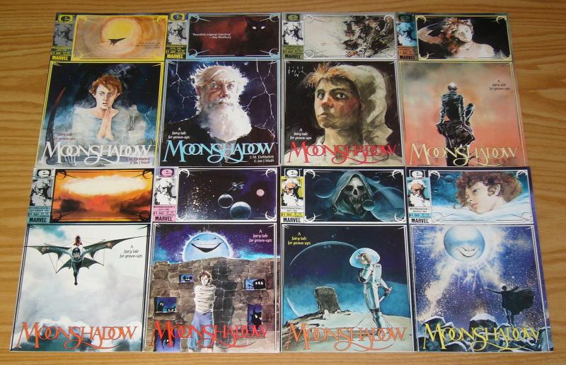 Moonshadow #1-12 VF/NM complete series J.M. DEMATTEIS jon j. muth 1985 EPIC