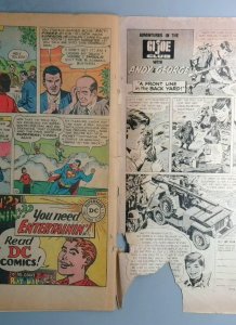 ACTION COMICS #340 1st Parasite INCOMPLETE TORN PIN UP included DC 1966