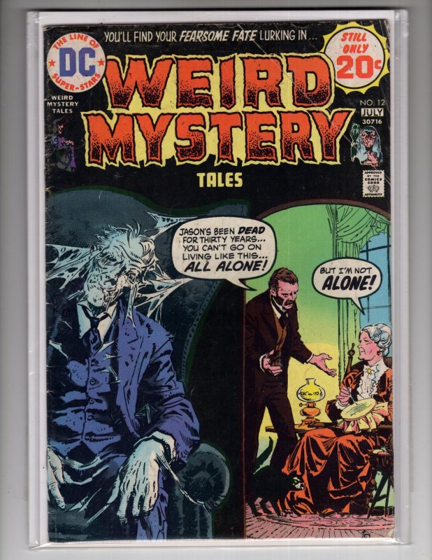 Weird Mystery Tales #12 (1974) Bronze Age Horror ~ DC / EC#2