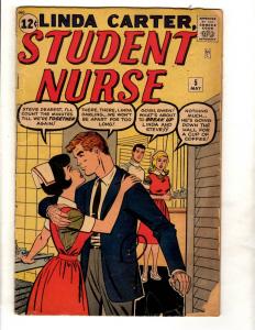 Linda Carter Student Nurse # 5 VG- Marvel Silver Age Comic Book J325