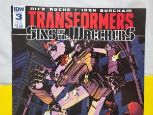 Transformers Sins of the Wreckers #3 Subscription Andy MacDonald Variant 2016