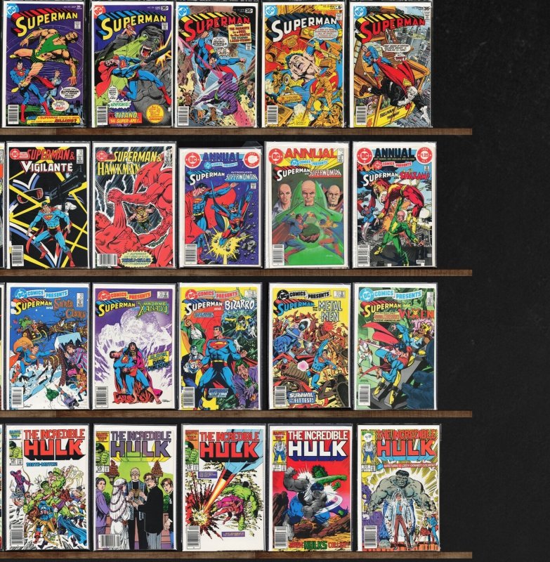 Huge Lot 130+ Comics with Dc Comics Presents, Daredevil, Superman & More!