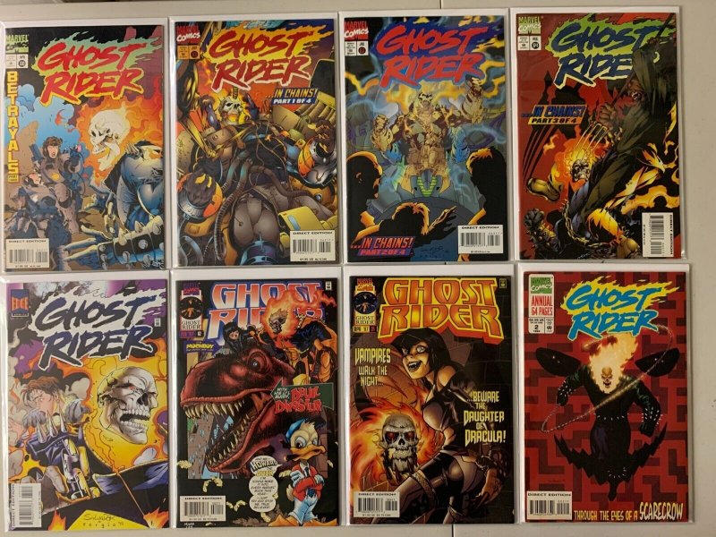 Ghost Rider comics lot #2-84 + annual 48 diff avg 6.5 (1990-97)