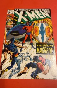 The X-Men #63 (1969)triumph of magneto mid grade