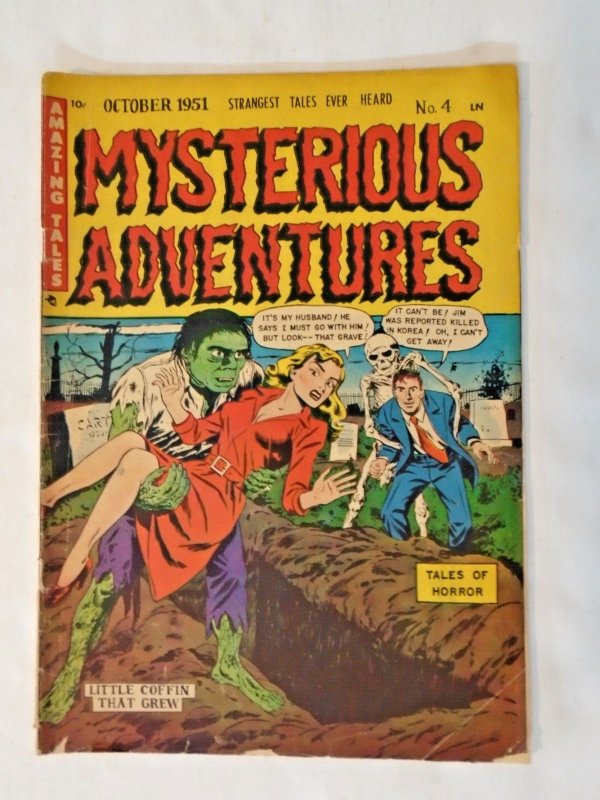 Mysterious Adventures (1951, Story) #4vg; Hulk Prototype!