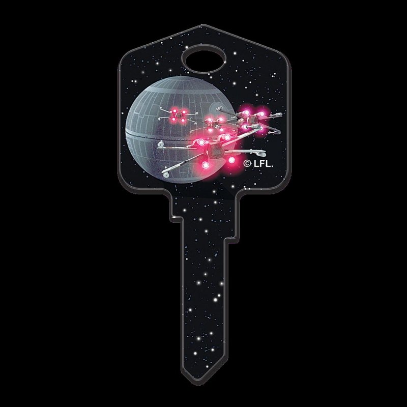 KW1 - X-WING STARFIGHTER Kwikset House Key