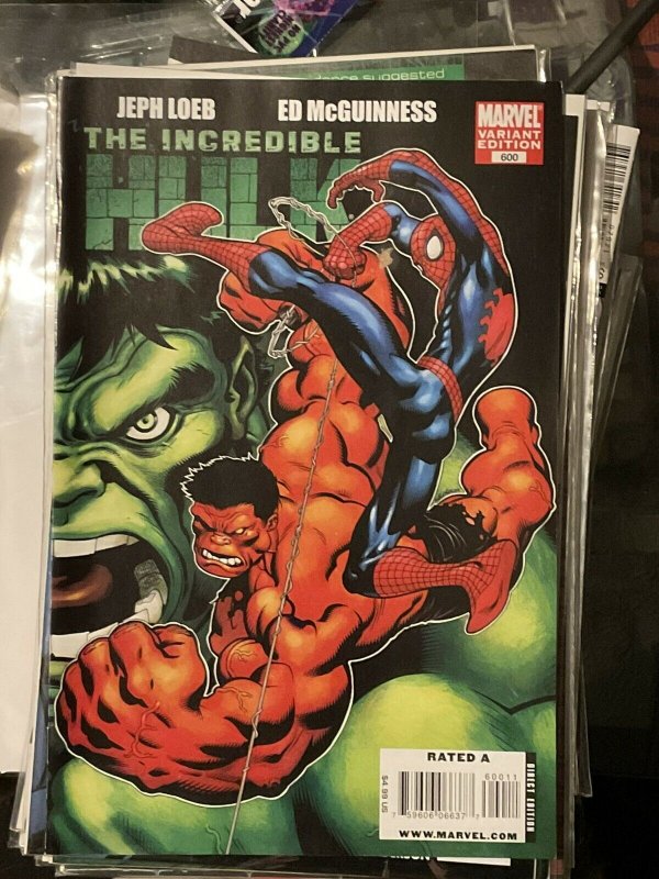 THE INCREDIBLE HULK Vol.3 #600 (2009 Marvel) Red Hulk 