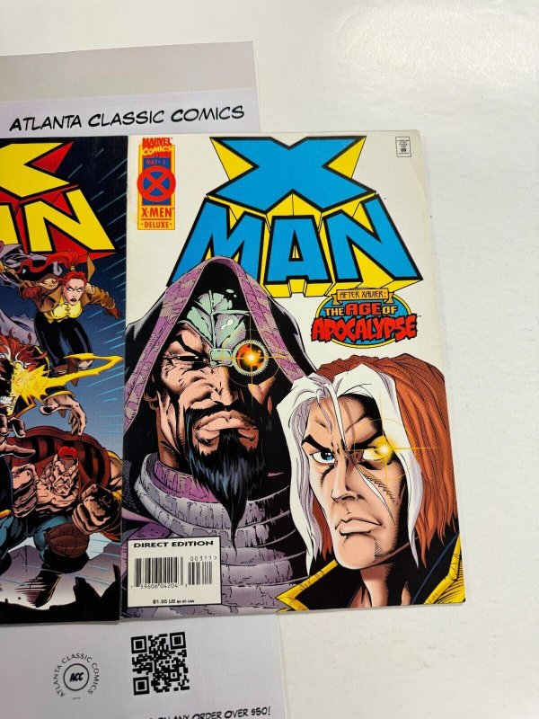 2 X-Man Marvel Comic Books # 2 3 Thor Hulk Age of Apocalypse X-Men 42 CT8