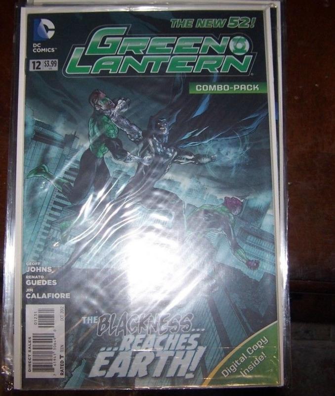 GREEN LANTERN # 12  COMBO PACK EDITION . NEW 52  black hand