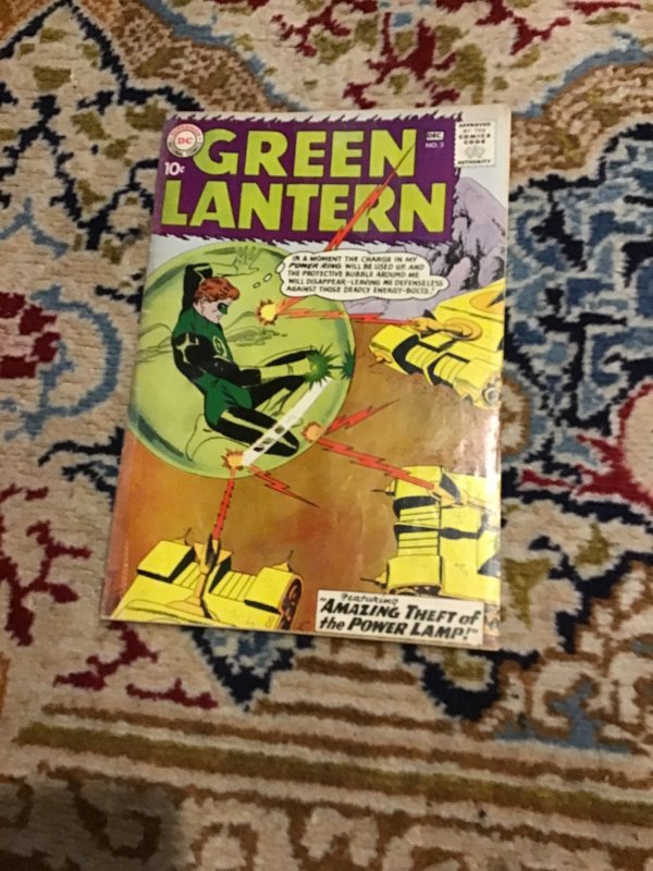 Green Lantern #3 (1960) 3rd Silver-Age GL Wow! Affodable-Grade taped spine VG+