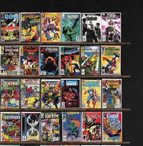 Huge Lot 150+ Comics with Rom, Captain America, Alpha Flight & More!