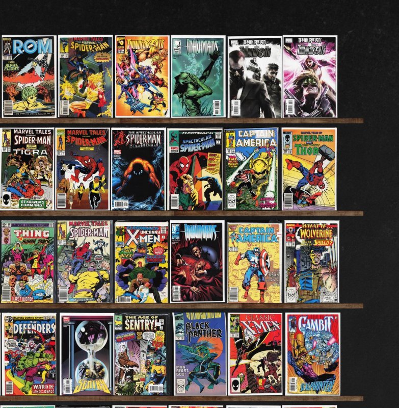 Huge Lot 150+ Comics with Rom, Captain America, Alpha Flight & More!