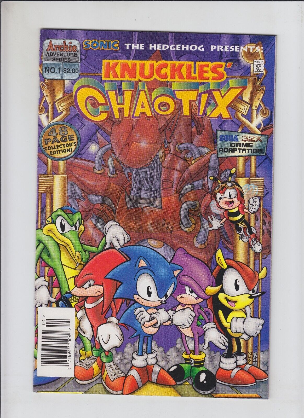 Mighty the Armadillo (Chaotix  Sonic) (Comic Book Character)