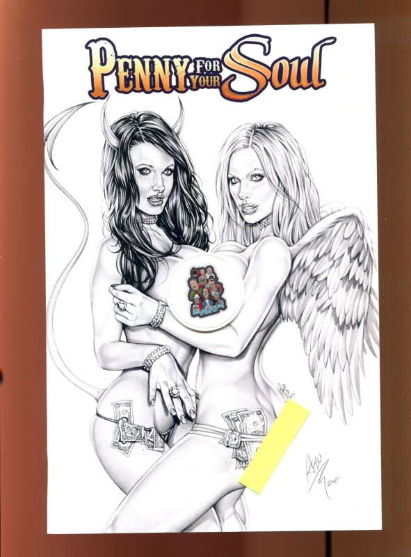 Penny for Your Soul 3PC #7 - SDCC Nice+Naughty+Sketch Var LTD 100 (9.2ob) 2011