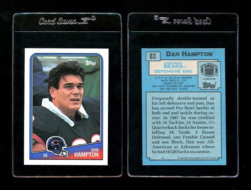 1988 Topps Dan Hampton #83   MINT