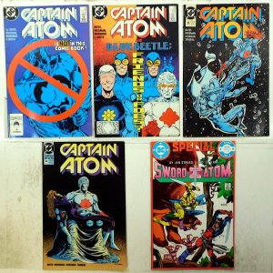 Captain Atom Lot 5 #10, 20, 36, 44, Sword Atom Special 2 1987 DC Comics
