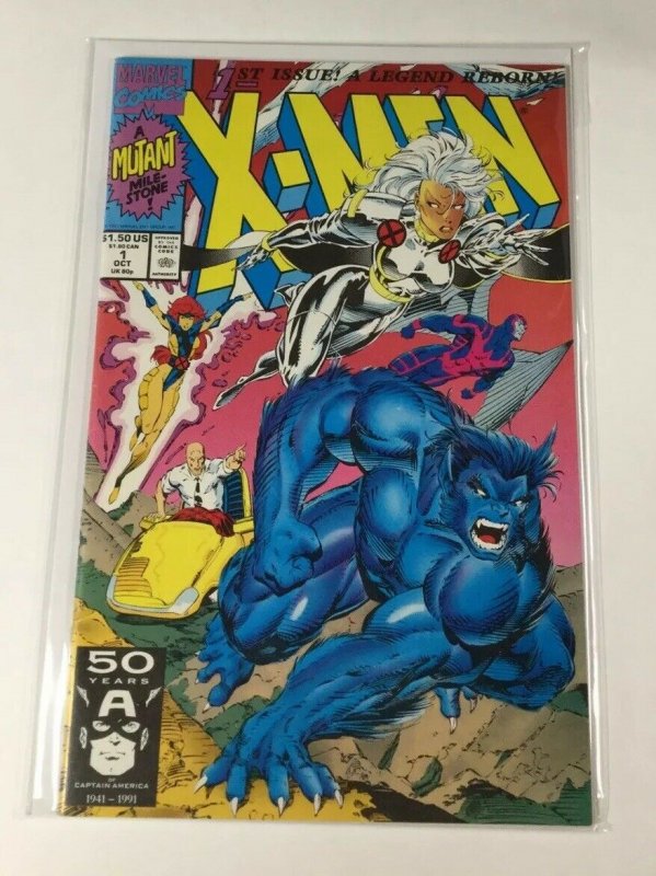 X-Men 1 Jean Storm Beast NM Near Mint Marvel