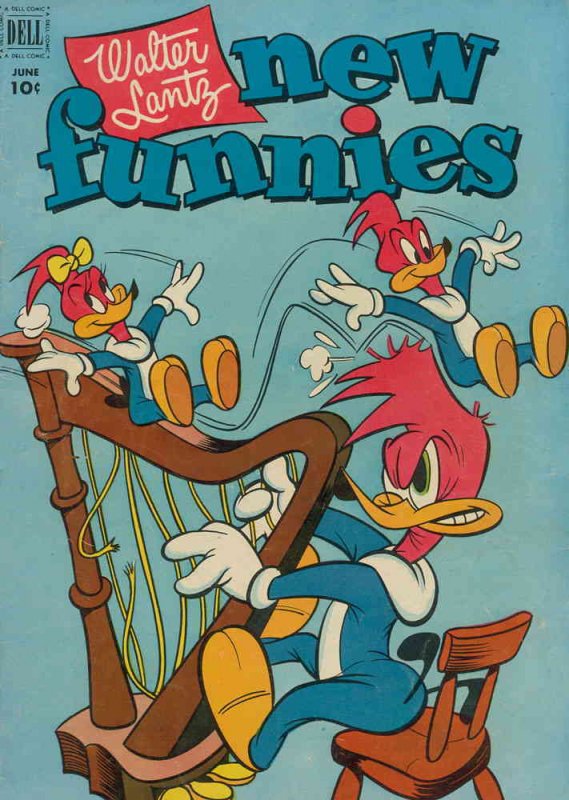 New Funnies (Walter Lantz ) #184 VG ; Dell | low grade comic