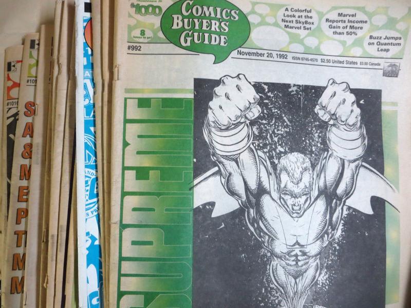 Comics Buyer's Guide #992-1016, 14 diff (1992-1993) headlines DC Marvel Image