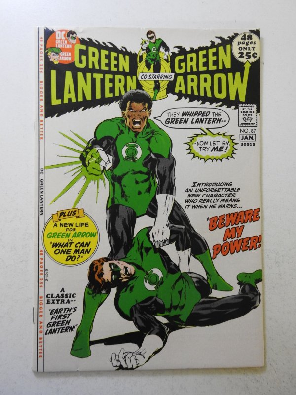 Green Lantern #87 (1971) VF- Condition! First appearance of John Stewart!