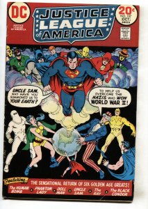 JUSTICE LEAGUE OF AMERICA #107--DC--1st The Freedom Fighters--comic book