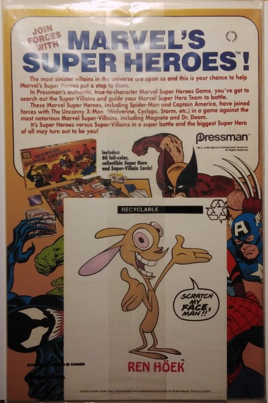 The Ren & Stimpy Show #1 Newsstand Edition (1992)