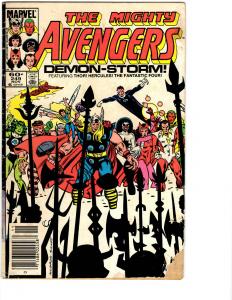 7 The Mighty Avengers Marvel Comic Books # 246 247 248 249 250 251 252 Thor BH6