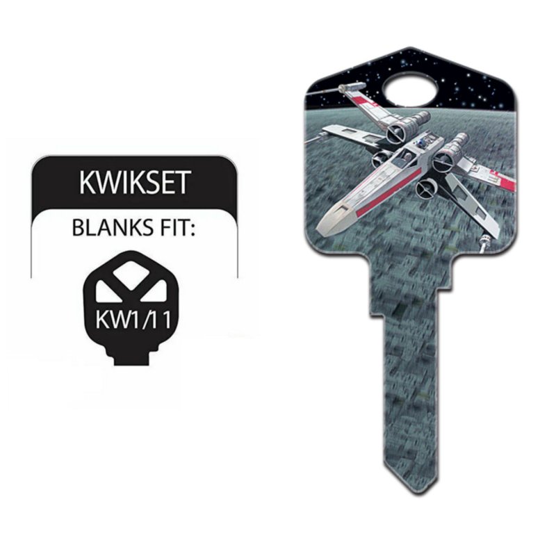 Star Wars Key Blanks Kwikset X-Wing Starfighter