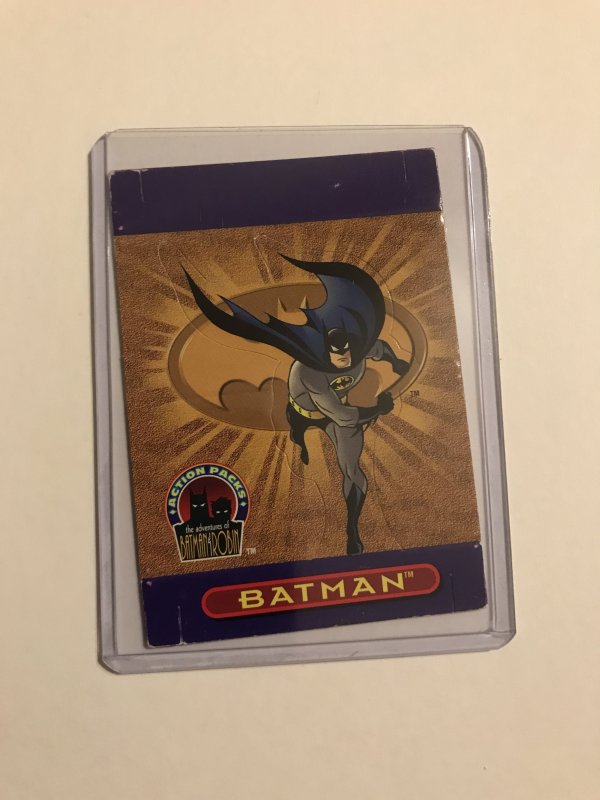 THE ADVENTURES OF BATMAN & ROBIN P1 promo card; Skybox 1996 NM/M; TV, Cartoon