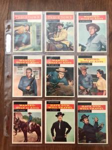 1958 Topps TV Westerns Complete Card Set of 71 - ExMt to NM