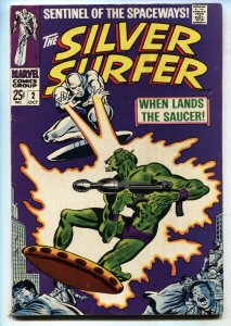 SILVER SURFER #2--comic book--1968--1ST BADOON--Marvel