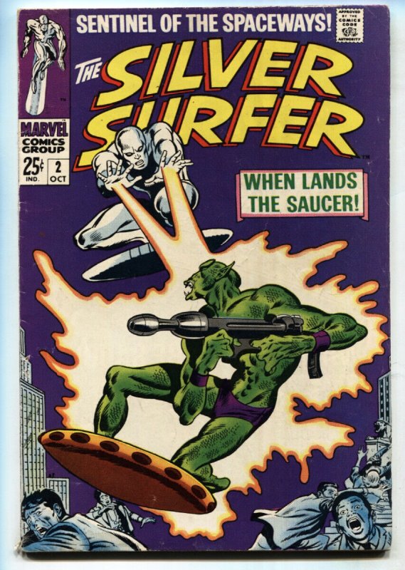 SILVER SURFER #2--comic book--1968--1ST BADOON--Marvel