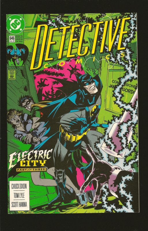 DC Comics Detective Comics Electric City No 646 July 1992