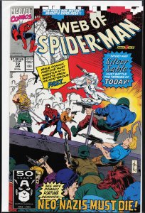 Web of Spider-Man #72 Direct Edition (1990) Spider-Man