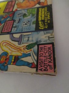 DC Comics Superman #187 (1966) Giant 80 Page G23 Comic Book Grade G/VG 3.0