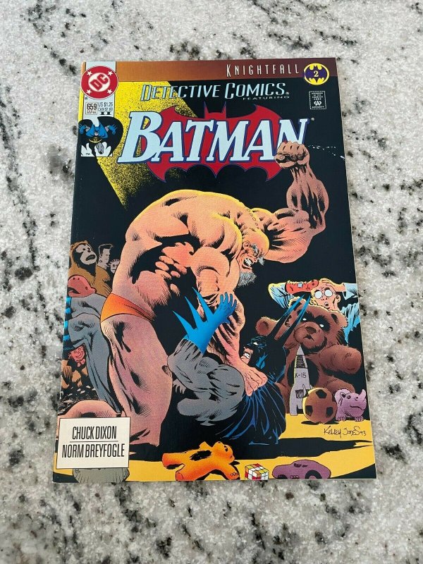 Detective Comics # 659 NM Rare 2nd Print DC Comic Book Knightfall P2 Batman J800 